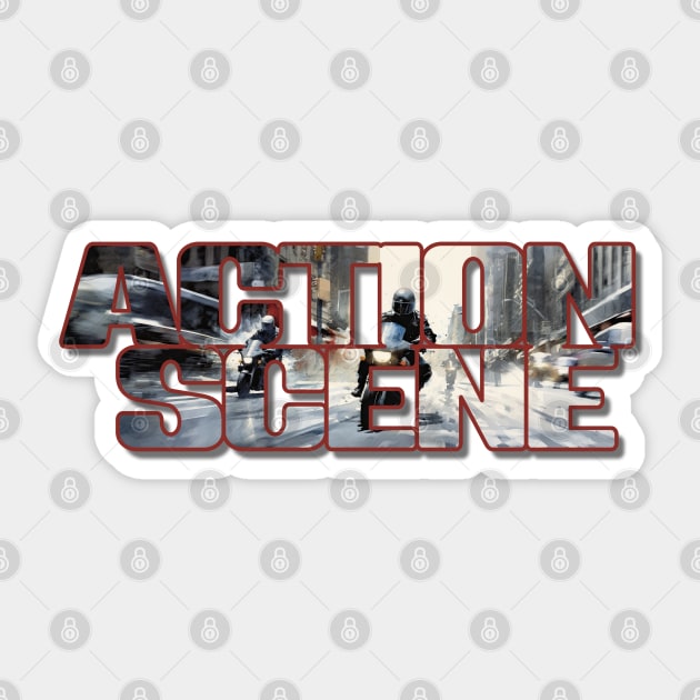 Action Scene Sticker by MythicLegendsDigital